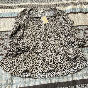 Leopard print Michael Kors top
